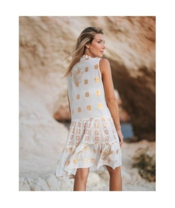 Vestido Corto Azul para Mujer - Estilo Ibiza, Perfecto para Fiesta, Verano y Ocasiones Especiales - Ropa de Moda