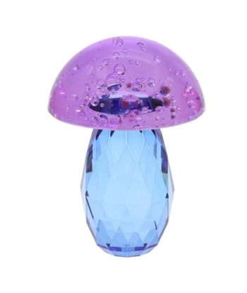 Pisapapel Seta de Vidrio Morado y Azul, Decoración Colorida y Moderna