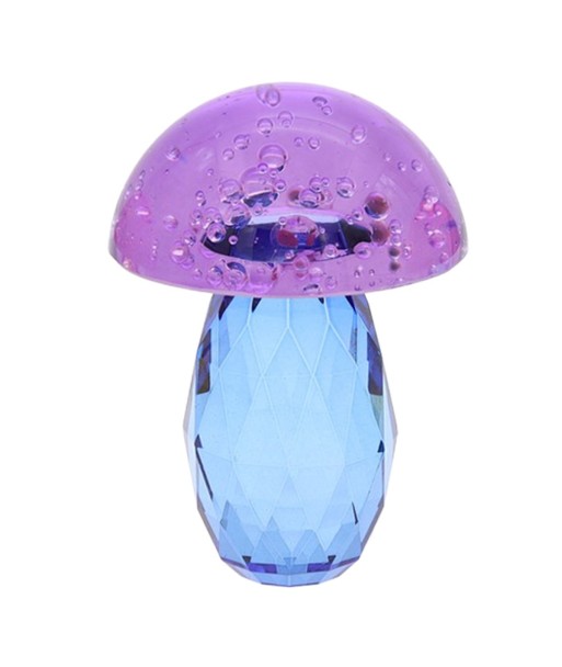 Pisapapel Seta de Vidrio Morado y Azul, Decoración Colorida y Moderna