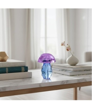 Pisapapel Seta de Vidrio Morado y Azul, Decoración Colorida y Moderna