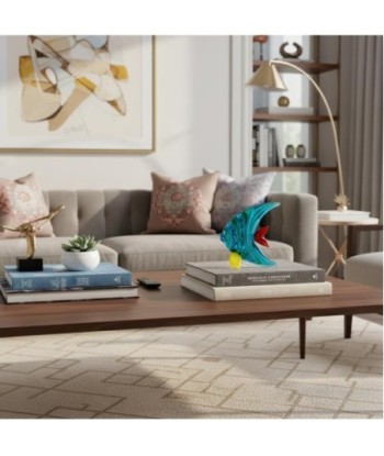 Pisapapel Pez de Vidrio Colorido para Decoración