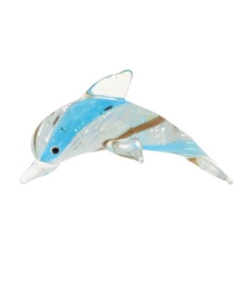 Pisapapel Delfin de Vidrio | Color Azul, Ideal para Oficina o Casa
