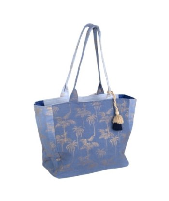 Isla Bonita By SIGRIS Bolso de Algodón con Estampado de Palmeras