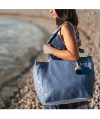 Isla Bonita By SIGRIS Bolso de Algodón con Estampado de Palmeras