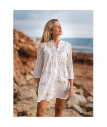 Kurta Multicolor para Mujer - Estilo Ibiza, 100% Algodón, Perfecta para Ocasiones Especiales y Uso Diario, Moda