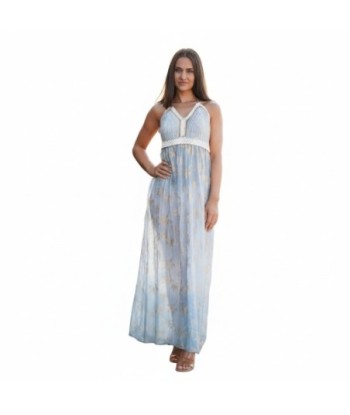 Isla Bonita By SIGRIS Vestido Largo de Algodón con Estampado Floral