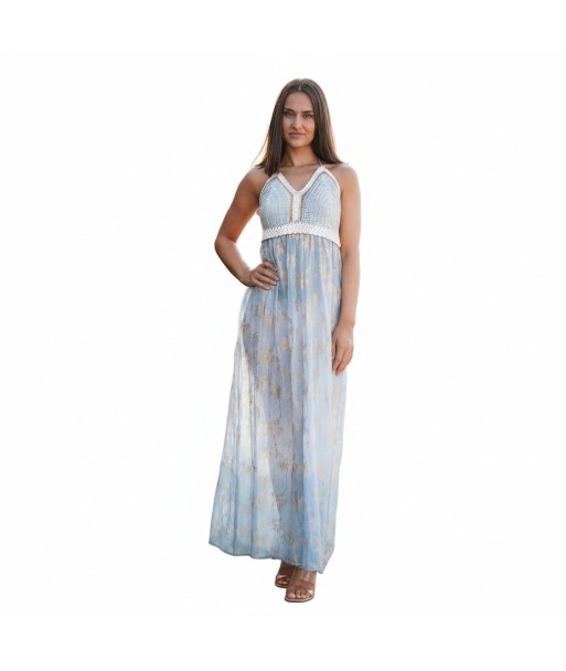 Isla Bonita By SIGRIS Vestido Largo de Algodón con Estampado Floral