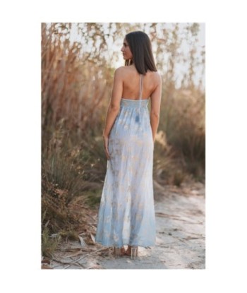 Isla Bonita By SIGRIS Vestido Largo de Algodón con Estampado Floral