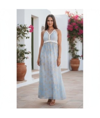 Isla Bonita By SIGRIS Vestido Largo de Algodón con Estampado Floral