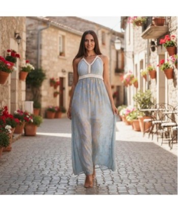 Isla Bonita By SIGRIS Vestido Largo de Algodón con Estampado Floral