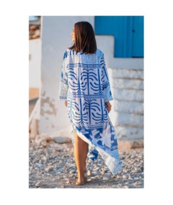 Isla Bonita By SIGRIS Vestido Largo de Algodón con Estampado Tropical