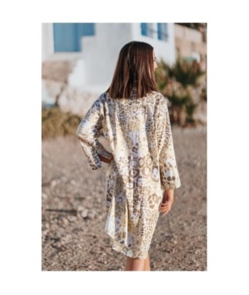 Isla Bonita By SIGRIS Kurta de Algodón 100% con Estampado Animal - Elegancia y Comodidad