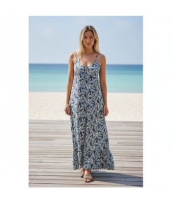 Isla Bonita By SIGRIS Vestido Largo de Viscosa con Estampado Floral
