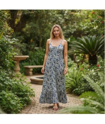 Isla Bonita By SIGRIS Vestido Largo de Viscosa con Estampado Floral