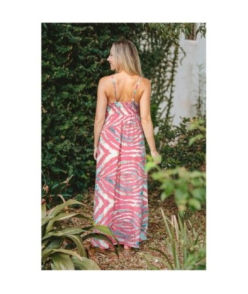 Isla Bonita By SIGRIS Vestido Largo de Viscosa con Estampado Colorido