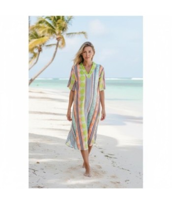Isla Bonita By SIGRIS Vestido Midi de Viscosa con Estampado Colorido
