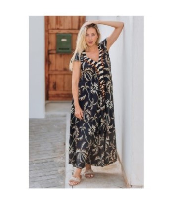 Isla Bonita By SIGRIS Vestido Largo de Viscosa con Estampado Floral