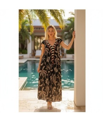 Isla Bonita By SIGRIS Vestido Largo de Viscosa con Estampado Floral