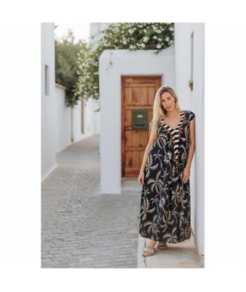 Isla Bonita By SIGRIS Vestido Largo de Viscosa con Estampado Floral