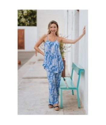 Isla Bonita By SIGRIS Pantalones de Viscosa 100% con Estampado Floral