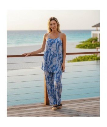 Isla Bonita By SIGRIS Pantalones de Viscosa 100% con Estampado Floral