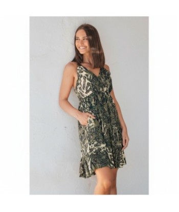 Isla Bonita By SIGRIS Vestido Corto de Viscosa con Estampado Único