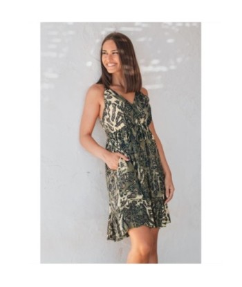 Isla Bonita By SIGRIS Vestido Corto de Viscosa con Estampado Único