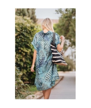 Isla Bonita By SIGRIS Vestido Camisero Tropical de Algodón 100%