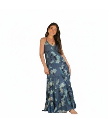 Isla Bonita By SIGRIS Vestido Largo con Estampado Floral en Viscosa 100%