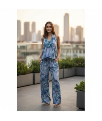 Isla Bonita By SIGRIS Pantalones de Poliester con Estampado Tropical