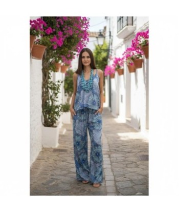 Isla Bonita By SIGRIS Pantalones de Poliester con Estampado Tropical