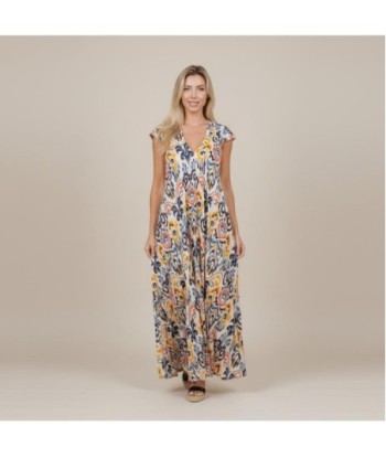 Isla Bonita By SIGRIS Vestido Largo de Viscosa con Diseño Colorido