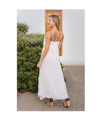 Isla Bonita By SIGRIS Vestido Largo de Viscosa con Detalles Elegantes