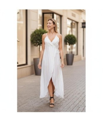 Isla Bonita By SIGRIS Vestido Largo de Viscosa con Detalles Elegantes