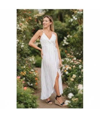 Isla Bonita By SIGRIS Vestido Largo de Viscosa con Detalles Elegantes