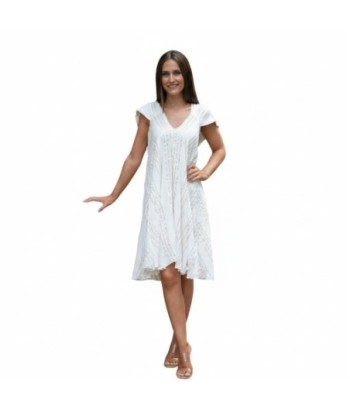 Isla Bonita By SIGRIS Vestido Corto de Viscosa 100% con Detalles Elegantes