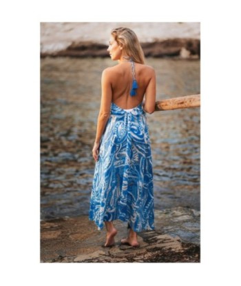 Vestido Largo Midi Multicolor para Mujer - Elegante Vestido de Fiesta, Ideal para Ocasiones Especiales y Uso Diario