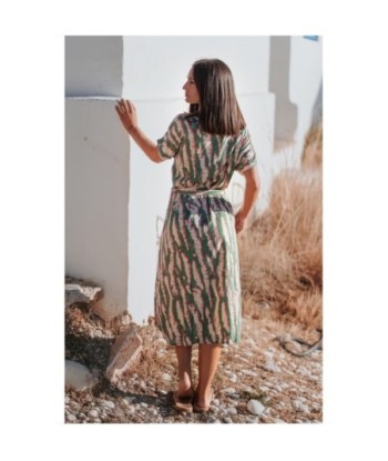 Isla Bonita By SIGRIS Vestido Camisero de Viscosa 100% con Estampado Floral