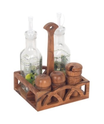 ORIGEN Home Decor Vinagrera usos Utensilios | Vinagrera Marrón - 20x15x10cm