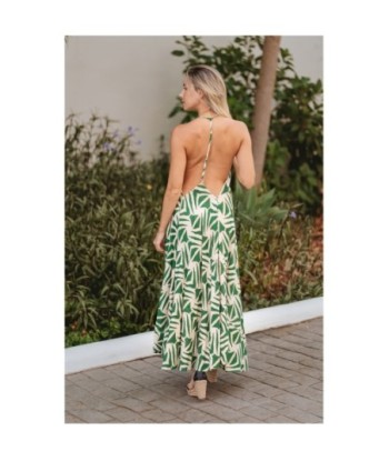 Isla Bonita By SIGRIS Vestido Largo de Viscosa con Estampado Tropical