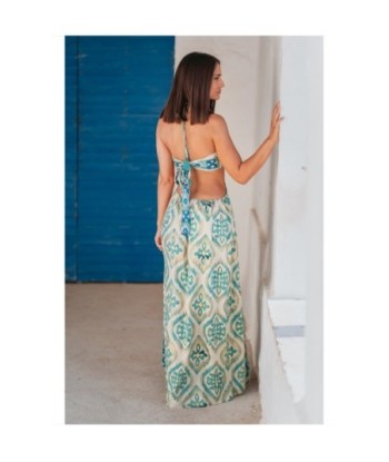 Isla Bonita By SIGRIS Vestido Largo Estilo Bohemio con Print Elegante