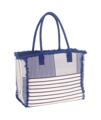 Isla Bonita By SIGRIS Bolso de Algodón 100% con Diseño a Rayas