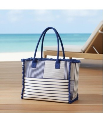 Isla Bonita By SIGRIS Bolso de Algodón 100% con Diseño a Rayas