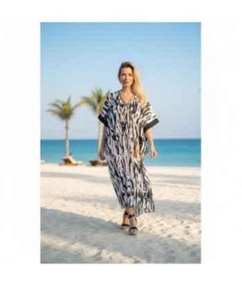 Isla Bonita By SIGRIS Vestido Largo de Algodón con Estampado Moderno