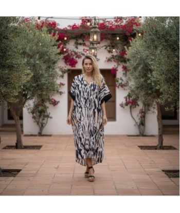 Isla Bonita By SIGRIS Vestido Largo de Algodón con Estampado Moderno