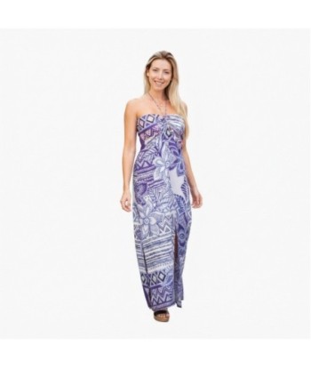 Isla Bonita By SIGRIS Vestido Largo de Algodón con Estampado Étnico