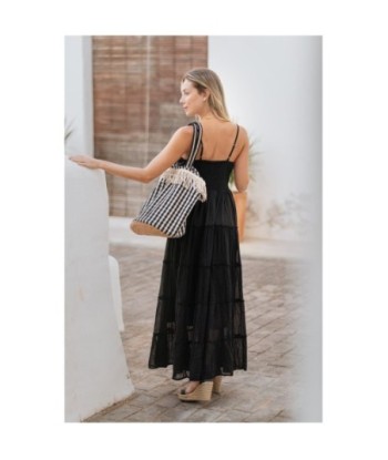 Isla Bonita By SIGRIS Vestido Largo de Algodón 100% con Diseño Elegante