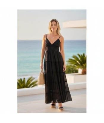 Isla Bonita By SIGRIS Vestido Largo de Algodón 100% con Diseño Elegante