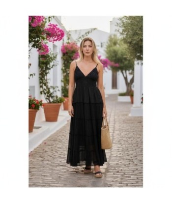 Isla Bonita By SIGRIS Vestido Largo de Algodón 100% con Diseño Elegante