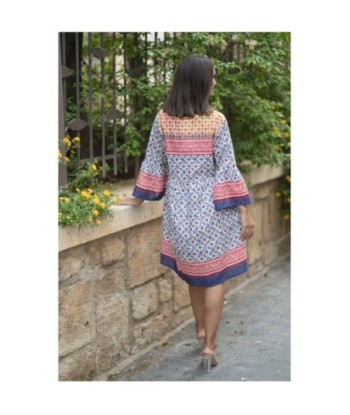 Isla Bonita By SIGRIS Vestido Corto de Algodón Estampado